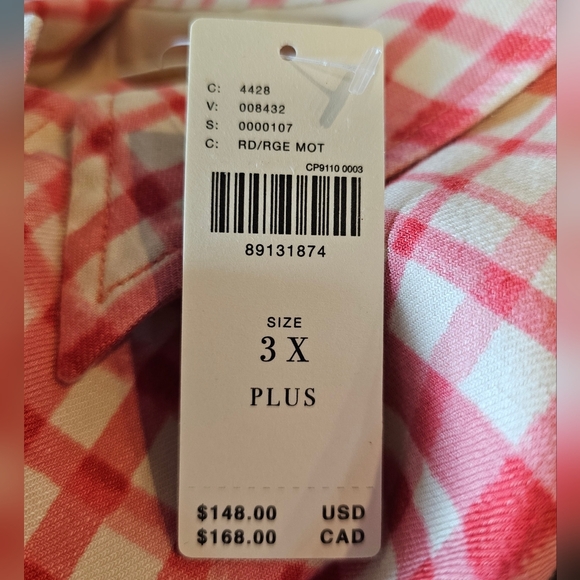 Maeve Anthropologie Women's Linen Collared Sleeveless Button-Front Mini Dress 3X - Picture 13 of 13